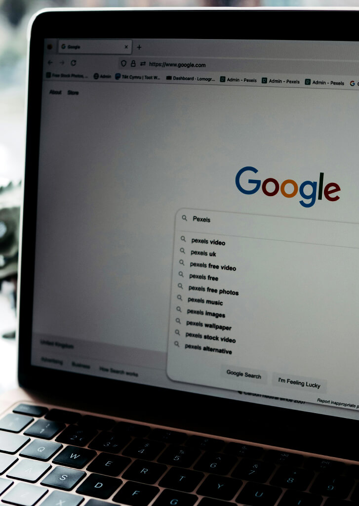 Search Engine Optimization (SEO) strategy on a digital interface